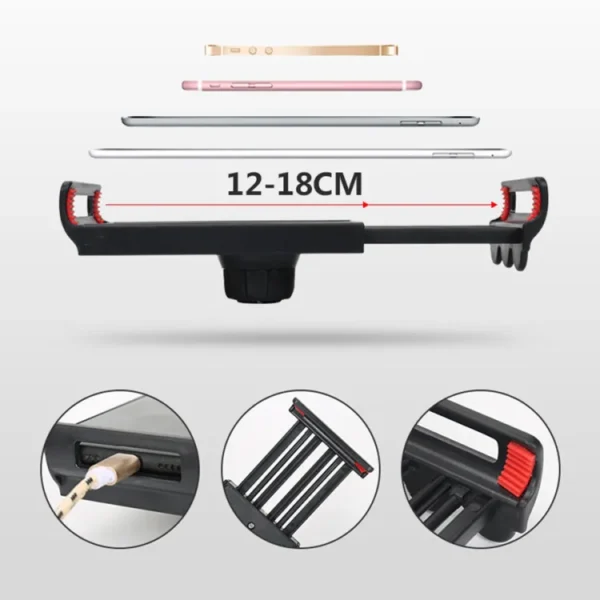 Mobile Holder Arm Stand Professional Recording 360° Adjustable Suspension (Mobile big holder) - Image 6