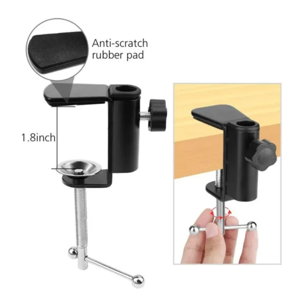 Mobile Holder Arm Stand Professional Recording 360° Adjustable Suspension (Mobile big holder) - Image 5