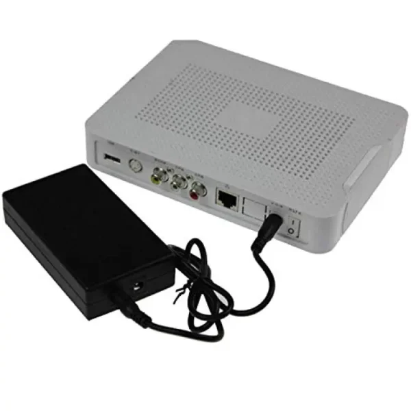 Mini UPS 12V 1A Power Supply Uninterrupted Power Supply Battery Backup Router Backup Power Camera Power Supply Security System UPS Portable UPS Mini Battery Backup Continuous Power Supply Network Equipment UPS Surveillance Camera Backup Power Supply - Image 2