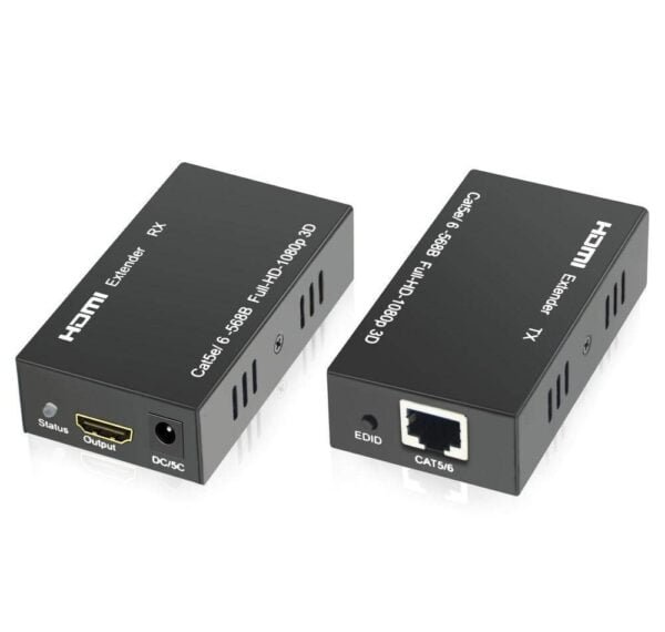 HDMI Network Signal Extender – 1080P HDMI Extension Over Single Ethernet Cable Up to 60 Meters for Long-Distance HD Transmission - Image 3