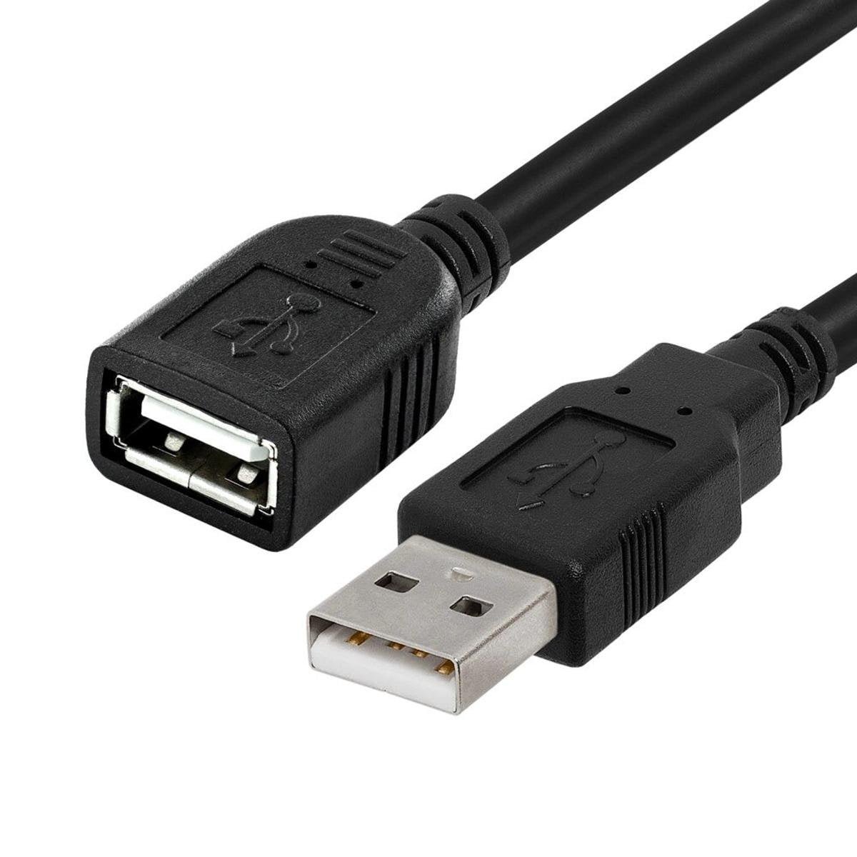usb male to female cable