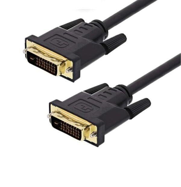 DVI-D 24+1 pin (1M length ) Dual Link Male to Male Digital Video Cable Gold Plated used for Gaming, DVD, Laptop, HDTV and Projector... - Image 5