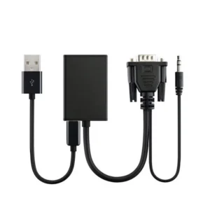 1080P HDMI Male to VGA Female Video Cable Cord Converter Adapter for PC Monitor