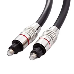 Digital Optical Fiber Audio Cable, Square Mouth coaxial TV Amplifier Audio Optical Fiber Cable (2m)