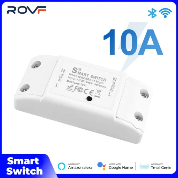 Tuya WiFi Smart Switch APP Wireless Controller Universal Breaker Timer Smart Life Work with LED Light Switch Alexa Accessories - Image 8