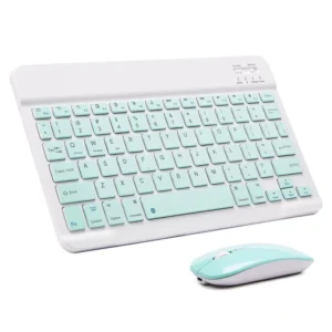 Ultra Slim Keyboard Mouse Combo Wireless Keyboard Mobile Phone Tablet Computer Bluetooth Keyboard Mouse Set