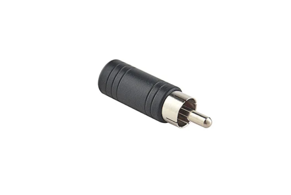 3.5mm Female to RCA Male Mono Plug Audio Jack Connector Converter 6.35 to 3.5 Microphone Adapter M/F Black - Image 6