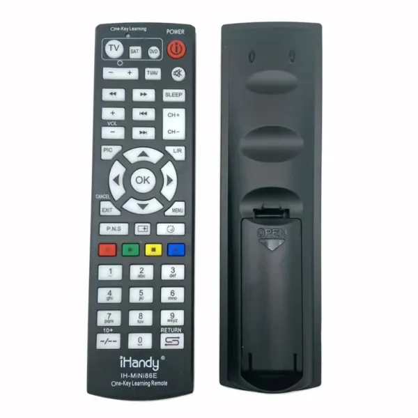 Universal ONE Key TV DVD SAT LEARNING REMOTE and ONE Key COPY,TV/SET TOP BOX BLACK Ihandy IH-MINI86E - Image 2