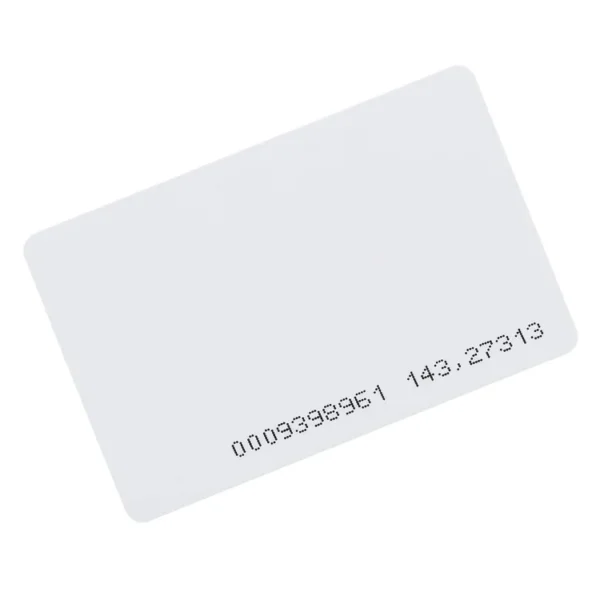RFID ID Card Proximity 125KHz Read Only Contactless PVC 0.8mm Thick for Door Entry Access Control System White