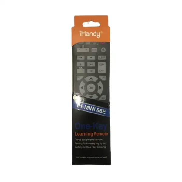 Universal ONE Key TV DVD SAT LEARNING REMOTE and ONE Key COPY,TV/SET TOP BOX BLACK Ihandy IH-MINI86E - Image 4