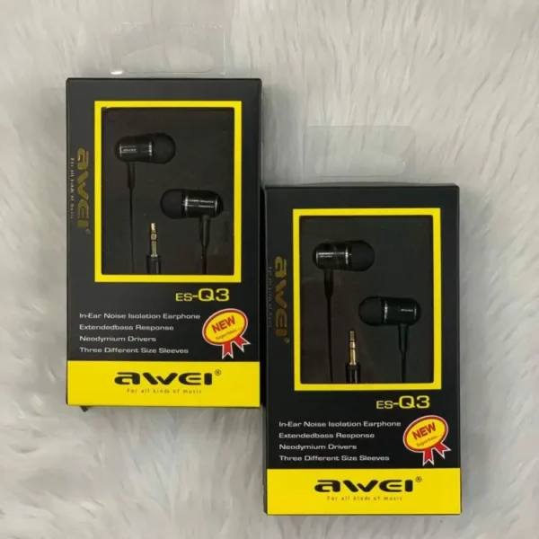 ES-Q3 High Bass & Best Sound in-Ear Earphone Without Mic - Image 6