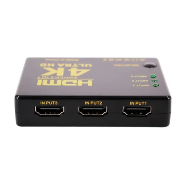 HDMI Switcher High-Definition three in one 4k Infrared Remote Control three cut one HDMI switch 3 in one conversion - Image 3