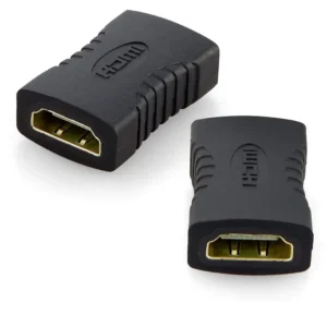 Lapster HDMI Female to HDMI Female Cable Adapter Extender Coupler-2PACK