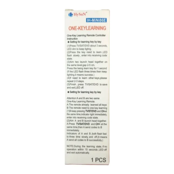 IHandy IH-MiNi86e Remote UNIVERSAL IR Learning Remote Control one key copy For TV/SAT/DVD/CBL/DVB-T/AUX ih-mini86e Combinational mini86 - Image 5