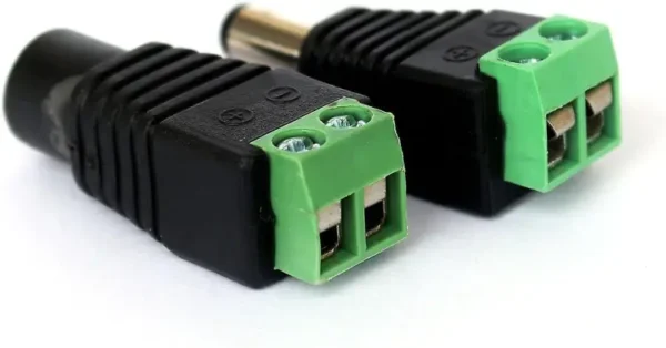 2.1x5.5mm Female Male DC Connector Power Jack Adapter Plug Cable Connector for LED COB Strip Light Bar DIY Lamp Bulb - Image 6