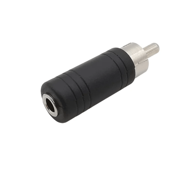 3.5mm Female to RCA Male Mono Plug Audio Jack Connector Converter 6.35 to 3.5 Microphone Adapter M/F Black - Image 8