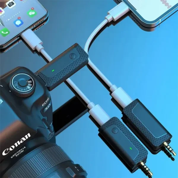 K35 Pro Wireless Lavalier Noise Reduction 3.5mm AUX Microphone for Megaphones Amplifier Camera Computer Mobile Phone Speaker Mic - Image 6