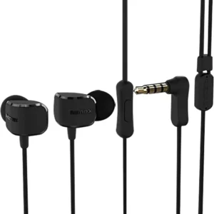 Remax RM-502 Stereo Music headphones with HD Mic in-ear 3.5mm wired Earphone For iphone Xiaomi Samsung