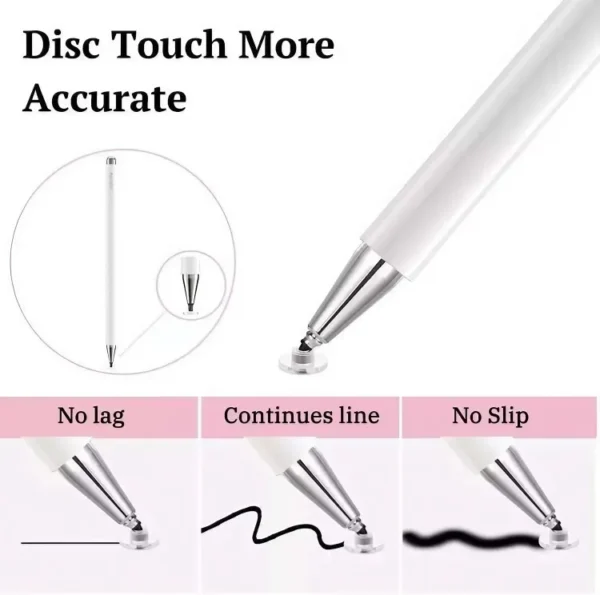 YESIDO ST03 High Precision Sensitivity Disc Stylus Capacitive Touchscreen Pen for Cell Phone Tablet | HighEnd - Image 2