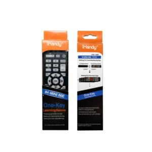 Universal ONE Key TV DVD SAT LEARNING REMOTE and ONE Key COPY,TV/SET TOP BOX BLACK Ihandy IH-MINI86E