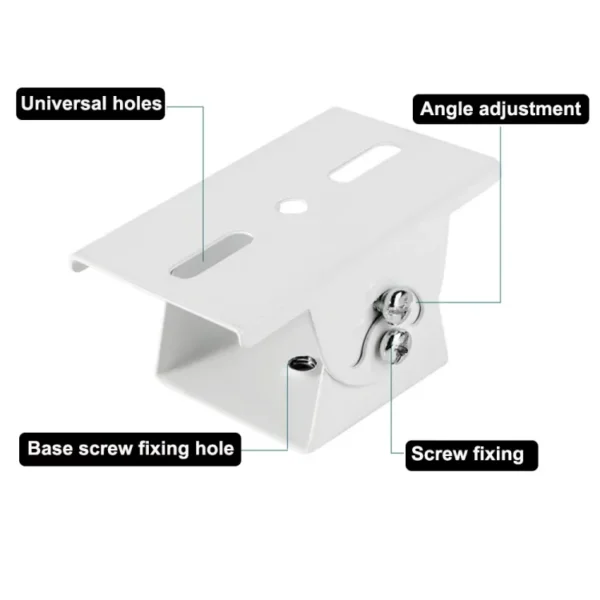 360 Degree Adjustable Security Surveillance CCTV Camera Mounting Bracket Duckbill Head Universal Joint Bracket Crossbar Adapter - Image 5