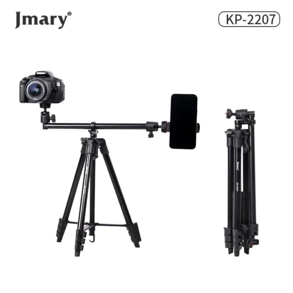 Jamry Tripod Stand model:KP-2207 Horizontal Tripod Stand With 360 Adjustable Ball Head Multifunctional Load: 1.5kg \ 3.3Ibs