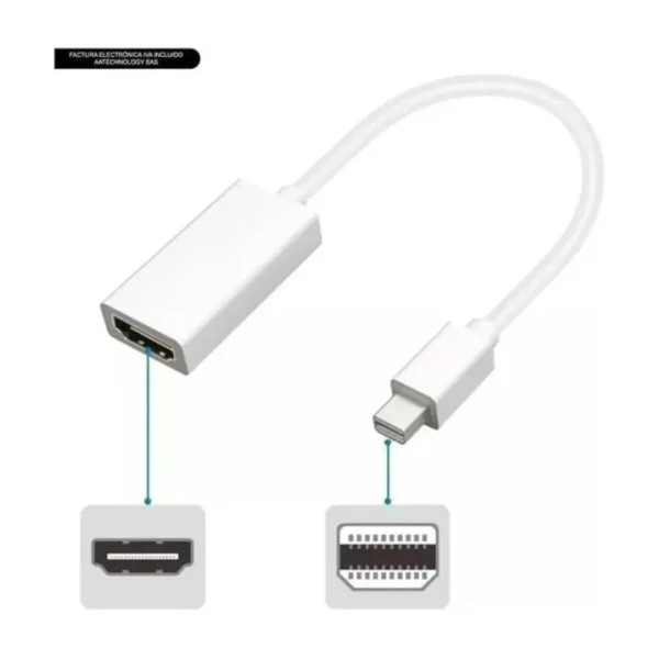 Mini DisplayPort to HDMI Adapter 4K@30Hz – High-Speed 3.0 Gbps Male to Female Converter for MacBook, LED Monitor, Projector, Laptop, TV, and Gaming Console - Image 3