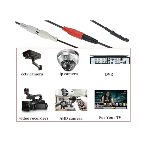 Cable Microphone High Sensitive CCTV Camera Sound Audio Pickup Monitor Device - Image 4