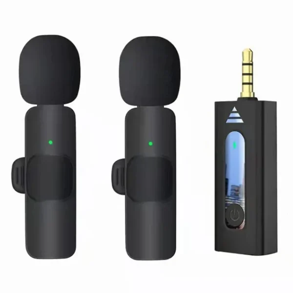 K35 Wireless Lavalier Microphone – Noise Reduction 3.5mm Omnidirectional Condenser Mic for Camera, AUX, and Speaker Use - Image 7