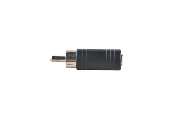 3.5mm Female to RCA Male Mono Plug Audio Jack Connector Converter 6.35 to 3.5 Microphone Adapter M/F Black - Image 4
