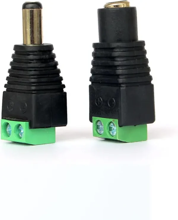 2.1x5.5mm Female Male DC Connector Power Jack Adapter Plug Cable Connector for LED COB Strip Light Bar DIY Lamp Bulb - Image 7