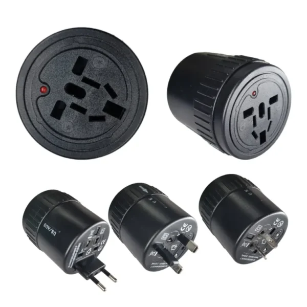 USB adapter socket, universal conversion plug, multi-in-one travel socket, universal conversion plug rotation makes the plug pop