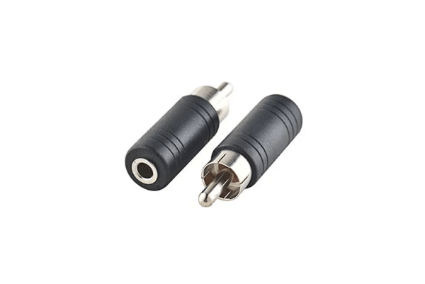 3.5mm Female to RCA Male Mono Plug Audio Jack Connector Converter 6.35 to 3.5 Microphone Adapter M/F Black - Image 9