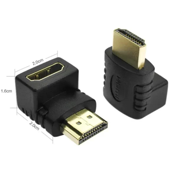 HDMI Male to Female 90 Degree Adapter (L Shape) (Very High quality) - Image 2