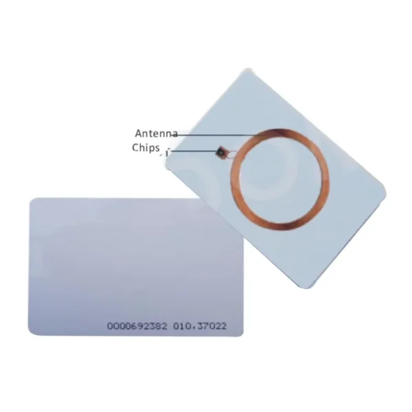 RFID ID Card Proximity 125KHz Read Only Contactless PVC 0.8mm Thick for Door Entry Access Control System White - Image 2