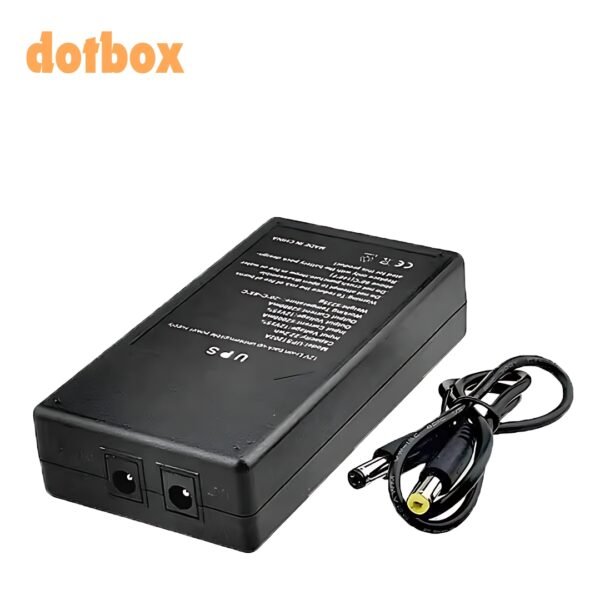 Mini UPS 12V 1A Power Supply Uninterrupted Power Supply Battery Backup Router Backup Power Camera Power Supply Security System UPS Portable UPS Mini Battery Backup Continuous Power Supply Network Equipment UPS Surveillance Camera Backup Power Supply - Image 5