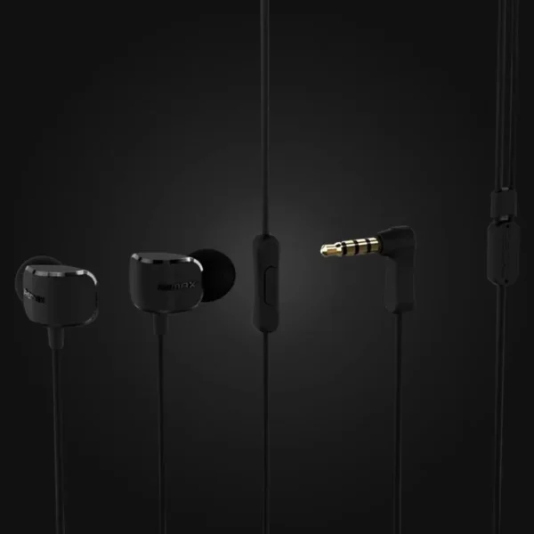 Remax RM-502 Stereo Music headphones with HD Mic in-ear 3.5mm wired Earphone For iphone Xiaomi Samsung - Image 4