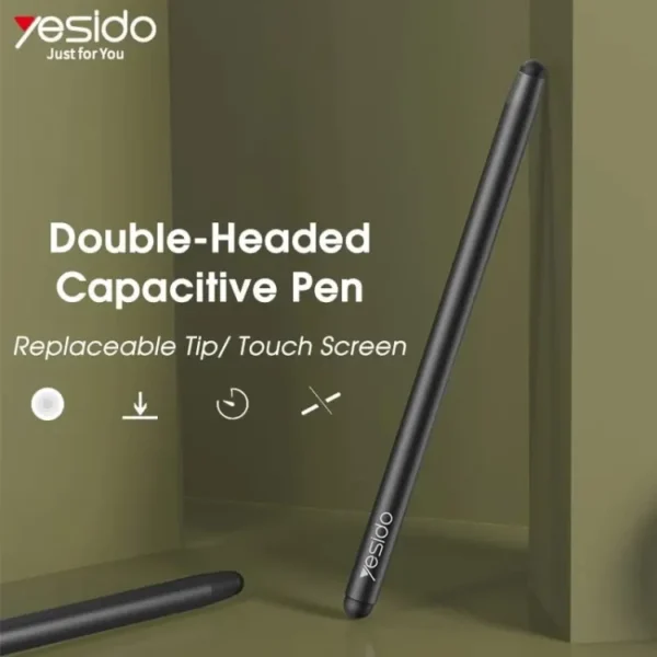Yesido ST01 Capacitive Stylus Tuch Pen Double-Headed Passive Stylus Pen High Precision Touch Screen Capacitive Pen for Tablets PC Smartphones | HighEnd - Image 4