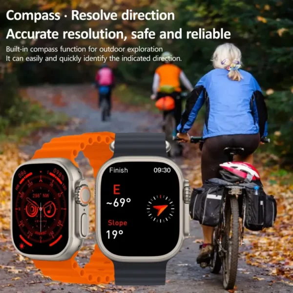 Smart Watch, HK8 Pro MAX Gen2 Ultra Smart Watch 49mm 2.12″ Amoled Screen Smartwatch High Refresh Rate (OpenAL's New Chat GPT) Men Sport Watch - Image 7
