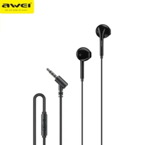 Awei PC-7 3.5mm Wired Headphones In Ear Headset Wired Earphones with Mic Bass Stereo Earbuds Sports In-line Control For Phones