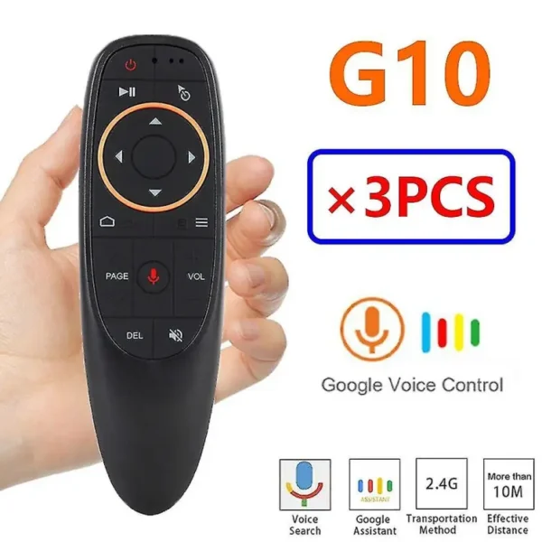 Voice Air Mouse Remote Control G10 Support Playing Motion Sensor Game Universal for Smart TV Box Projector - Image 8