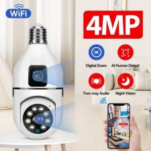 1080P HD 2mp +2mp 4mp digital Dual Lens security Camera double view v380pro app Day and night vision Two Ways Audio Color Night Vision Smart Home Security Wireless WIFI Indoor outdoor Camera