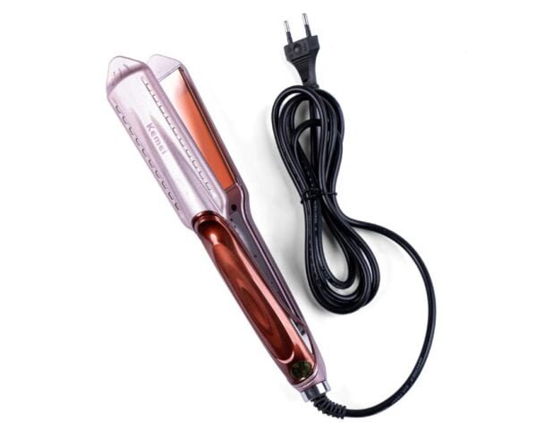 Straightener for Ladies / Women / Girls KM-458 Kemei Professional Hair Straightener With Temperature Control - Image 7