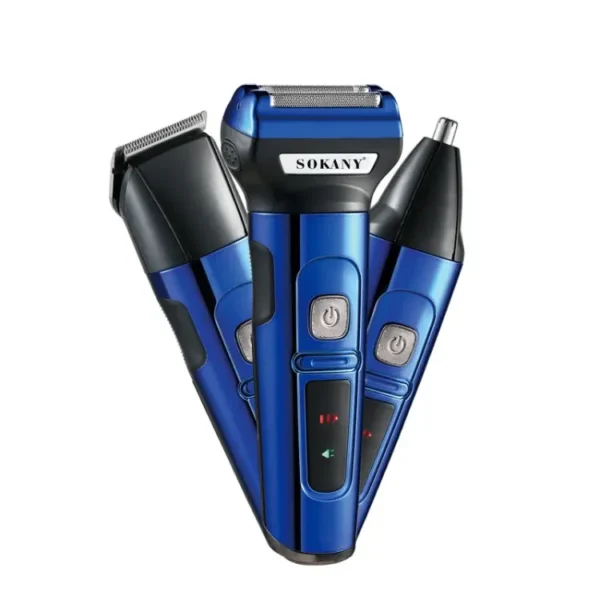 SOKANY (SK-LF-9985) Shaving Nose Hair Trimmer 3 in 1 Multi functional Men's Home Hairdresser