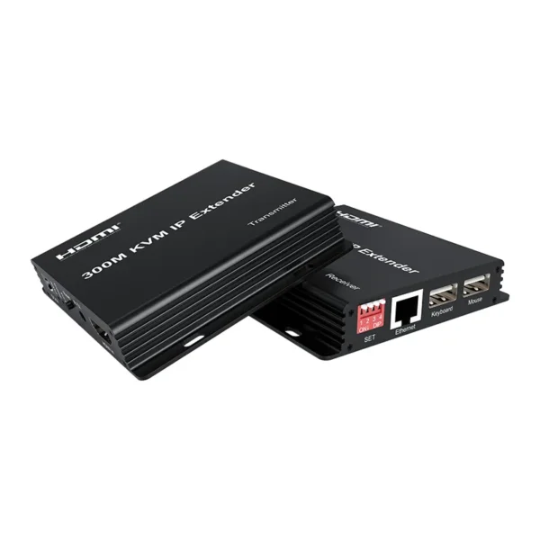 300M HDMI KVM Extender over IP Rj45 Cat5e/6 1080P HDMI USB Ethernet Extender 984FT Support Network Switch for USB Mouse Keyboard - Image 10