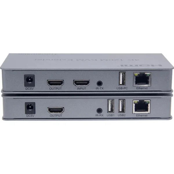 4K 120M HDMI KVM Extender over Cat5e/6 cable HDMI USB Ethernet Extender Transmit with Loop out IR Control Support Mouse Keyboard - Image 6