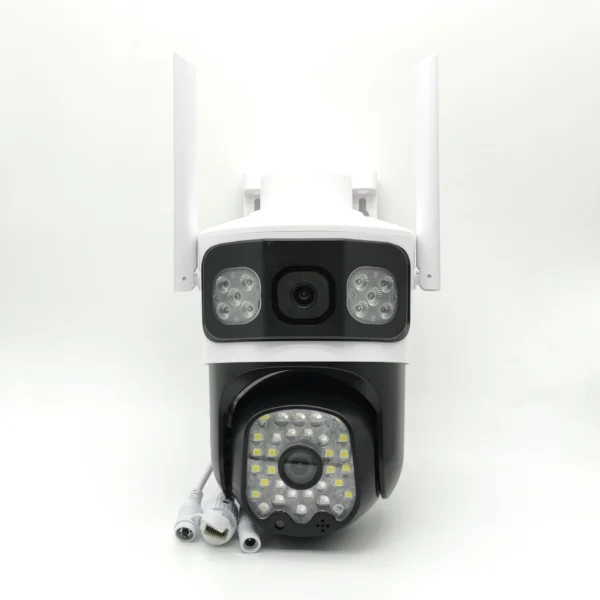 4MP UHD V380APP IP Camera 3 Views WIFI Dual-Camera Lens System PTZ Home Security Camera  CCTV Camera P2P Speed Dome Camera - Image 4