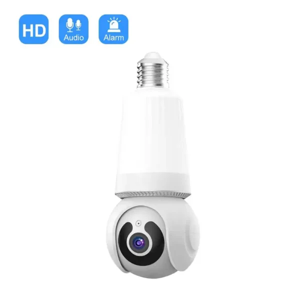 Home Indoor Wifi Wireless Camera with light bulb Two Way Audio 1080P Night Vision Network Video Light Bulb Camera 2MP