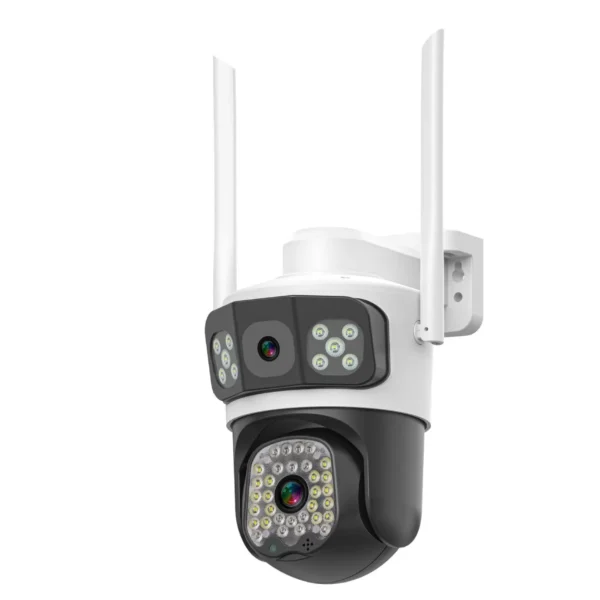 4MP UHD V380APP IP Camera 3 Views WIFI Dual-Camera Lens System PTZ Home Security Camera  CCTV Camera P2P Speed Dome Camera - Image 5