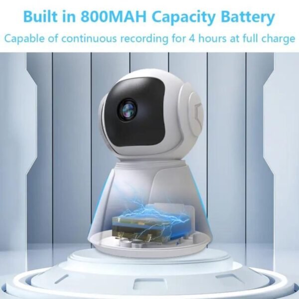 5MP Wireless Battery IP Camera with AI Detection | V380 Pro App | 10x Zoom, 360° PTZ, Full-Color Night Vision | Indoor Security CCTV with Motion Alerts - Image 11